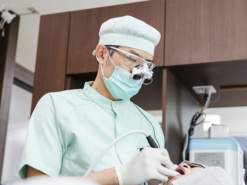 精密治療による歯質温存