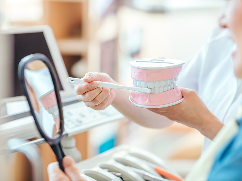 ブラッシング指導